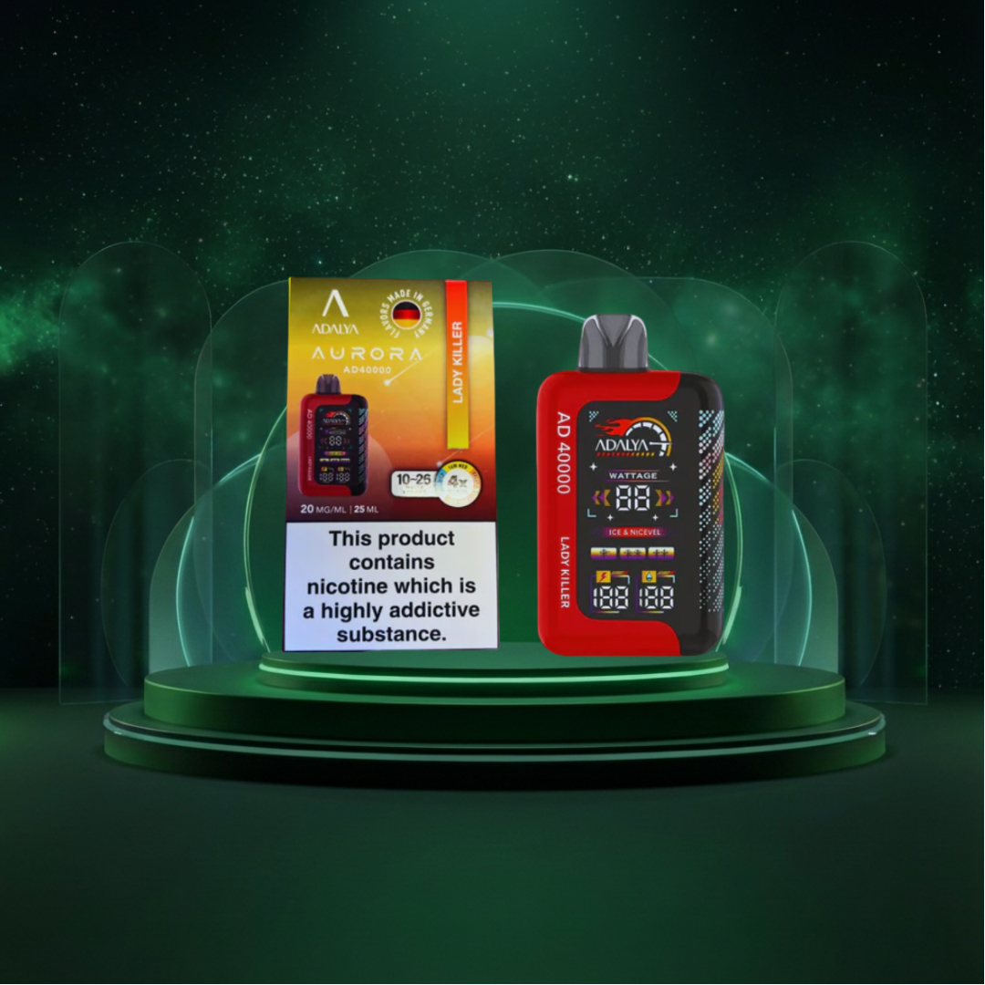 Adalya - Aurora 40000 - 40K - Polska - Jednorazówki - E papieros - Lady Killer - 40000 Buchów